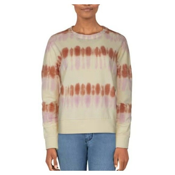 Natural Reflections Tie Dye Long-Sleeve Cotton Sweatshirt Women’s Size Large - Picture 11 of 11